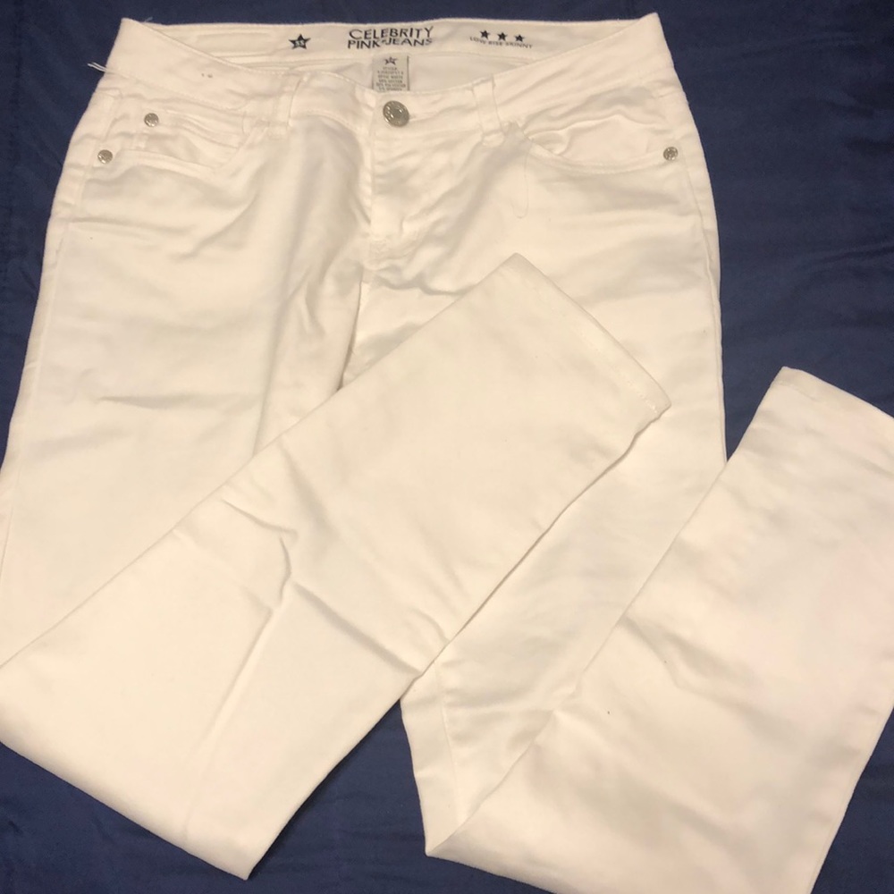 Celebrity low rise skinny